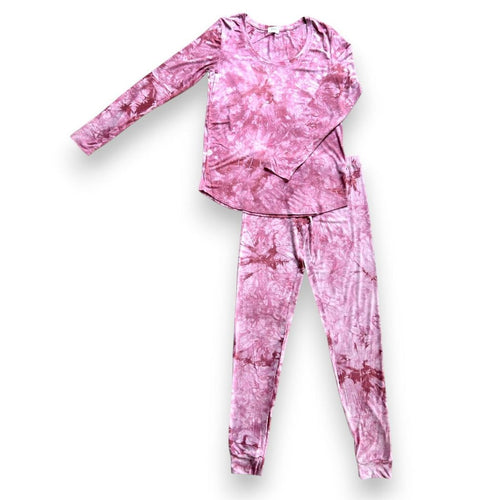 Berry Tie Dye Women's Long Sleeve Legging Set