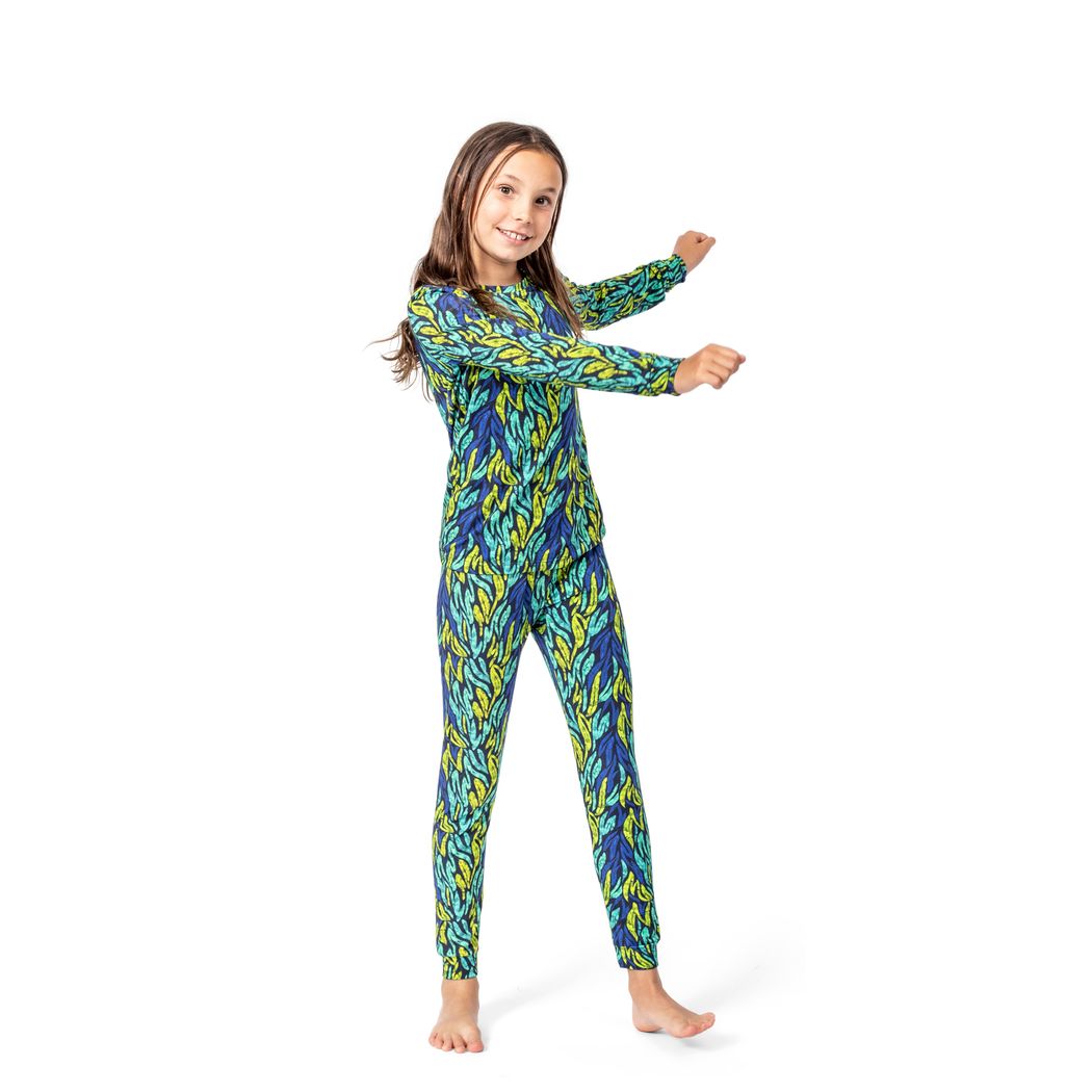 Midnight Jungle Kids Bamboo PJs