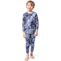 Navy Tie Dye Kids Bamboo PJs