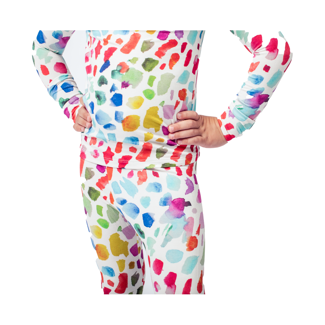 Pyjama en bambou pour enfants Paintbrush