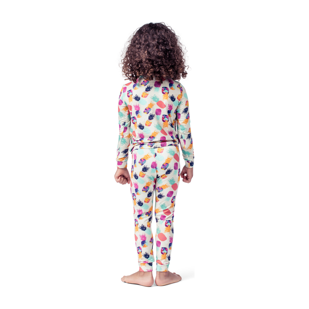 Pyjama en bambou pour enfants Pineapple