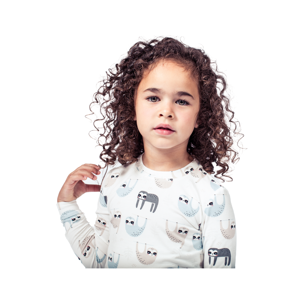 Sloth Kids Bamboo PJs