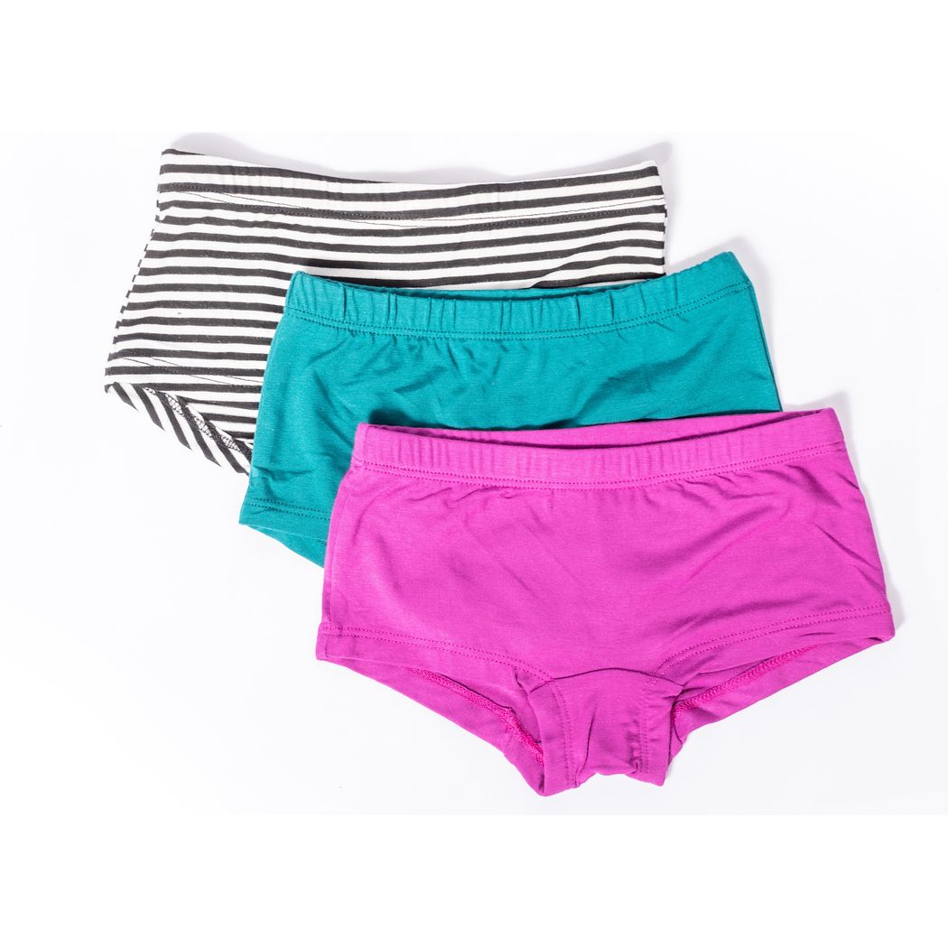 Fuchsia Girls Underwear 3-pack