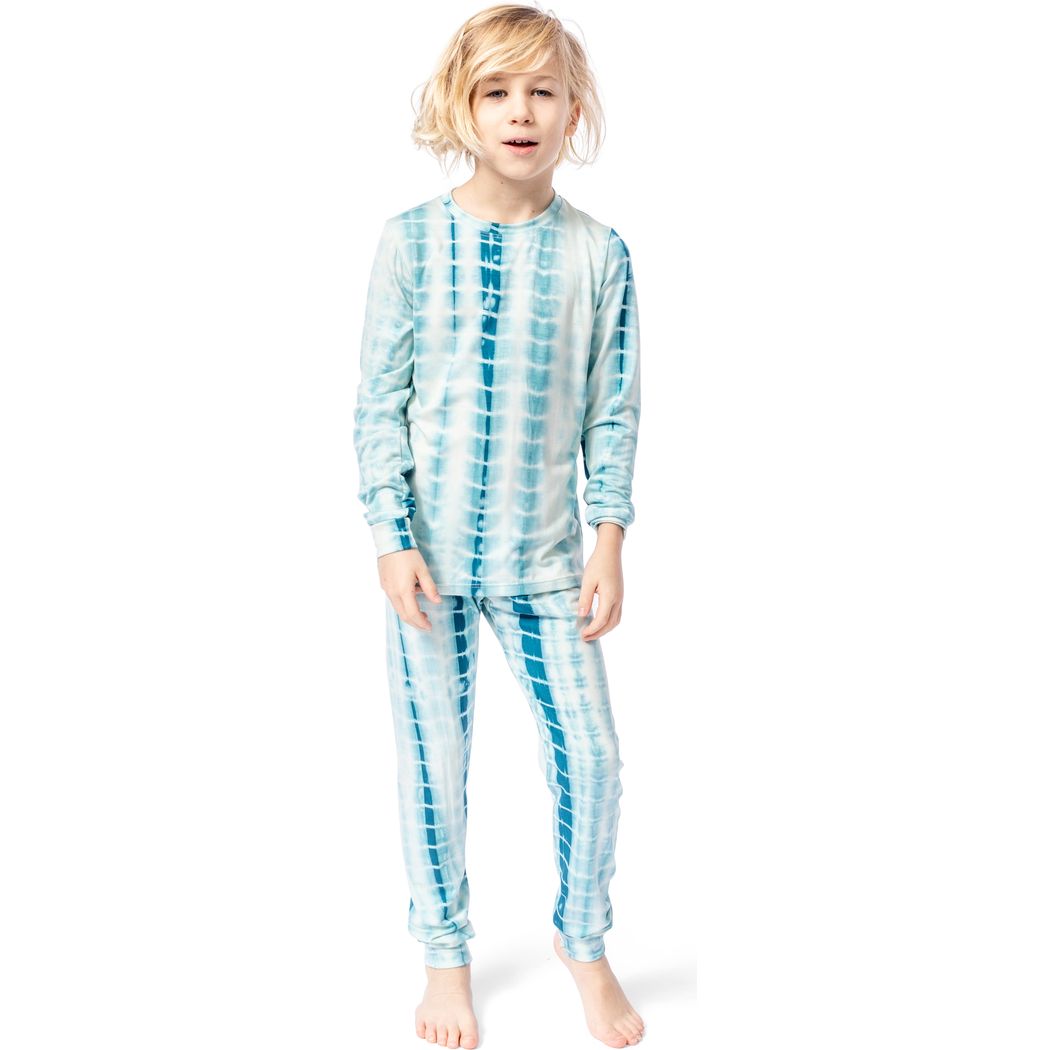 Ice Shibori Kids Bamboo PJs