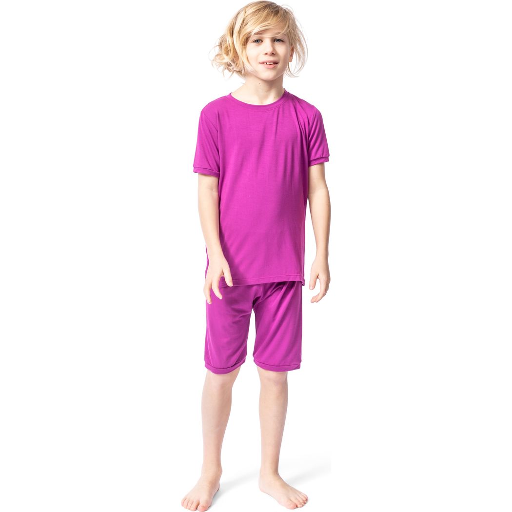 Fuchsia Bamboo Shorties PJ Set