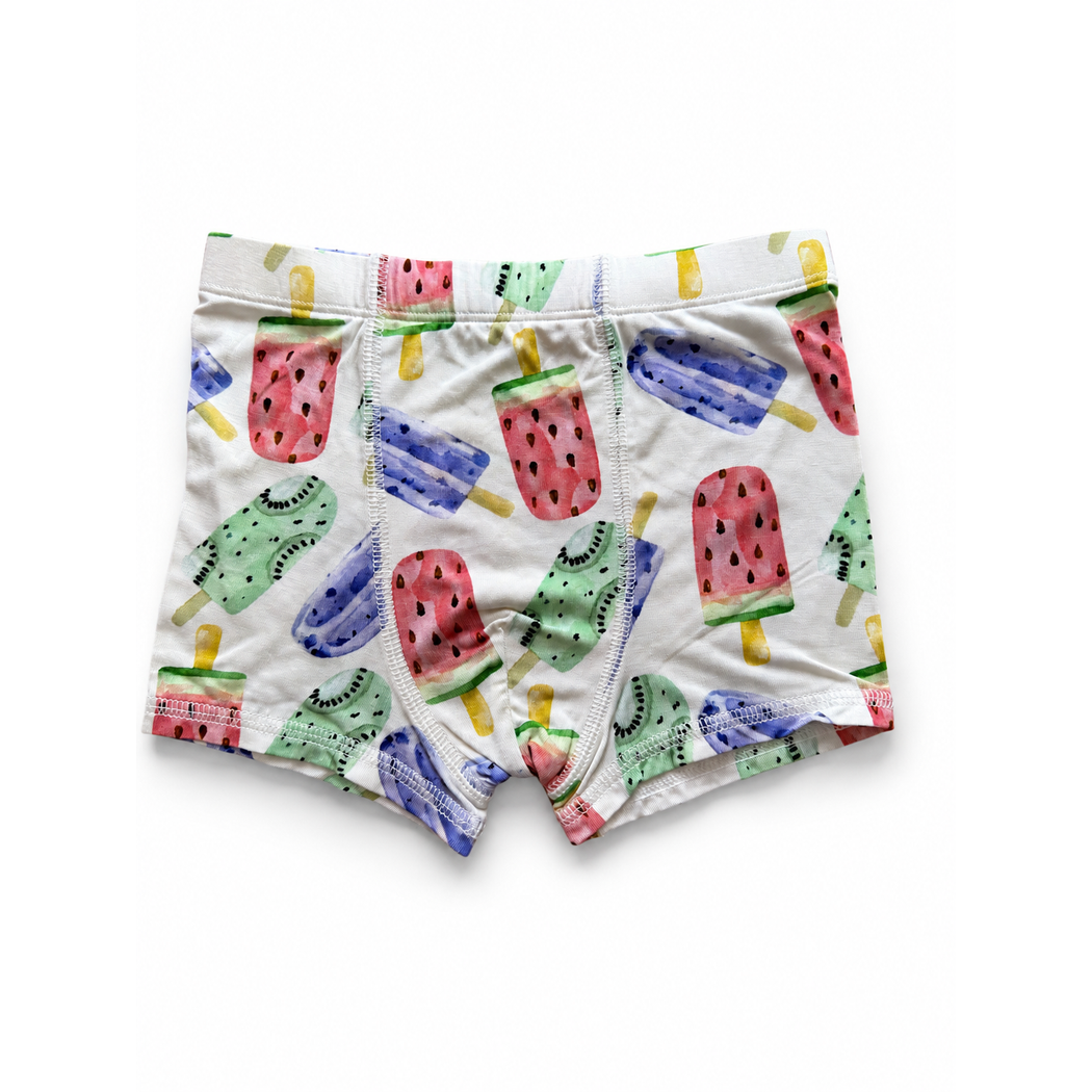 Popsicle print boxer brief from the Cactus Boys Underwear 3-pack