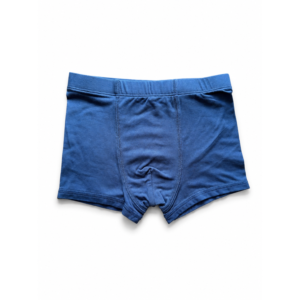 Blue boxer brief from the Solids Boys Underwear 3-pack