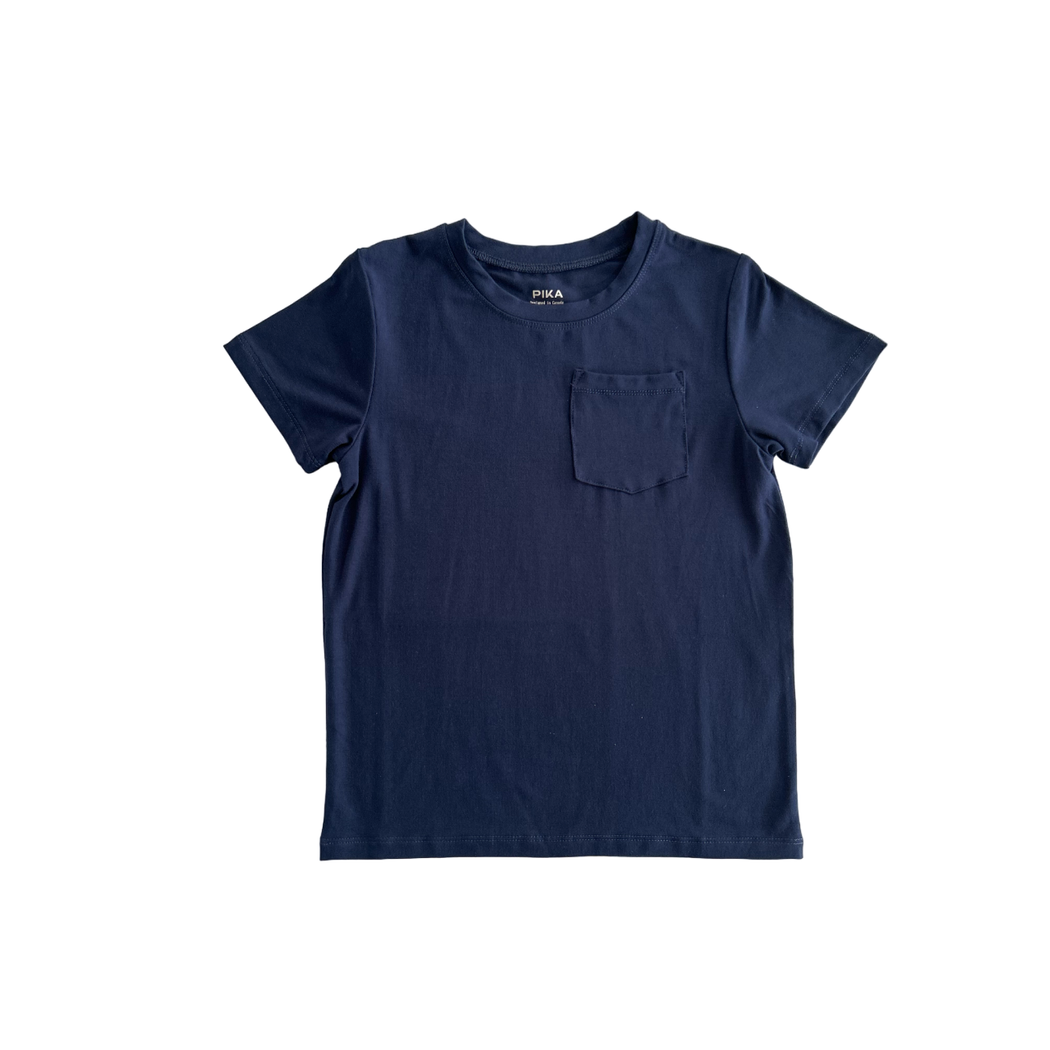 T-shirt bleu marine pour enfant