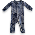 Navy Tie Dye Bamboo Zip Sleeper