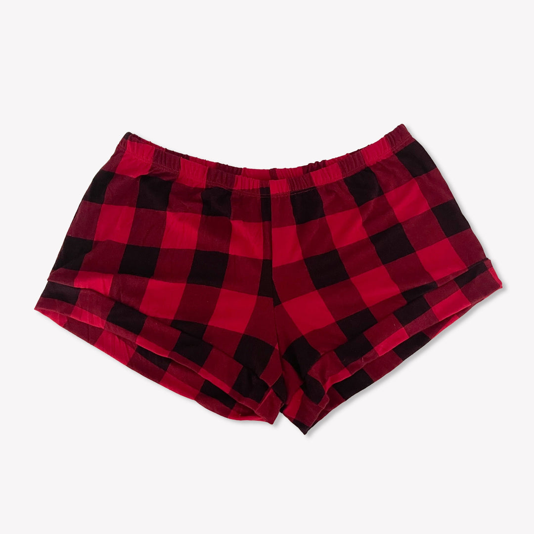 Short à carreaux Buffalo pour femme