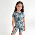 Green Tie Dye Bamboo Shorties PJ Set