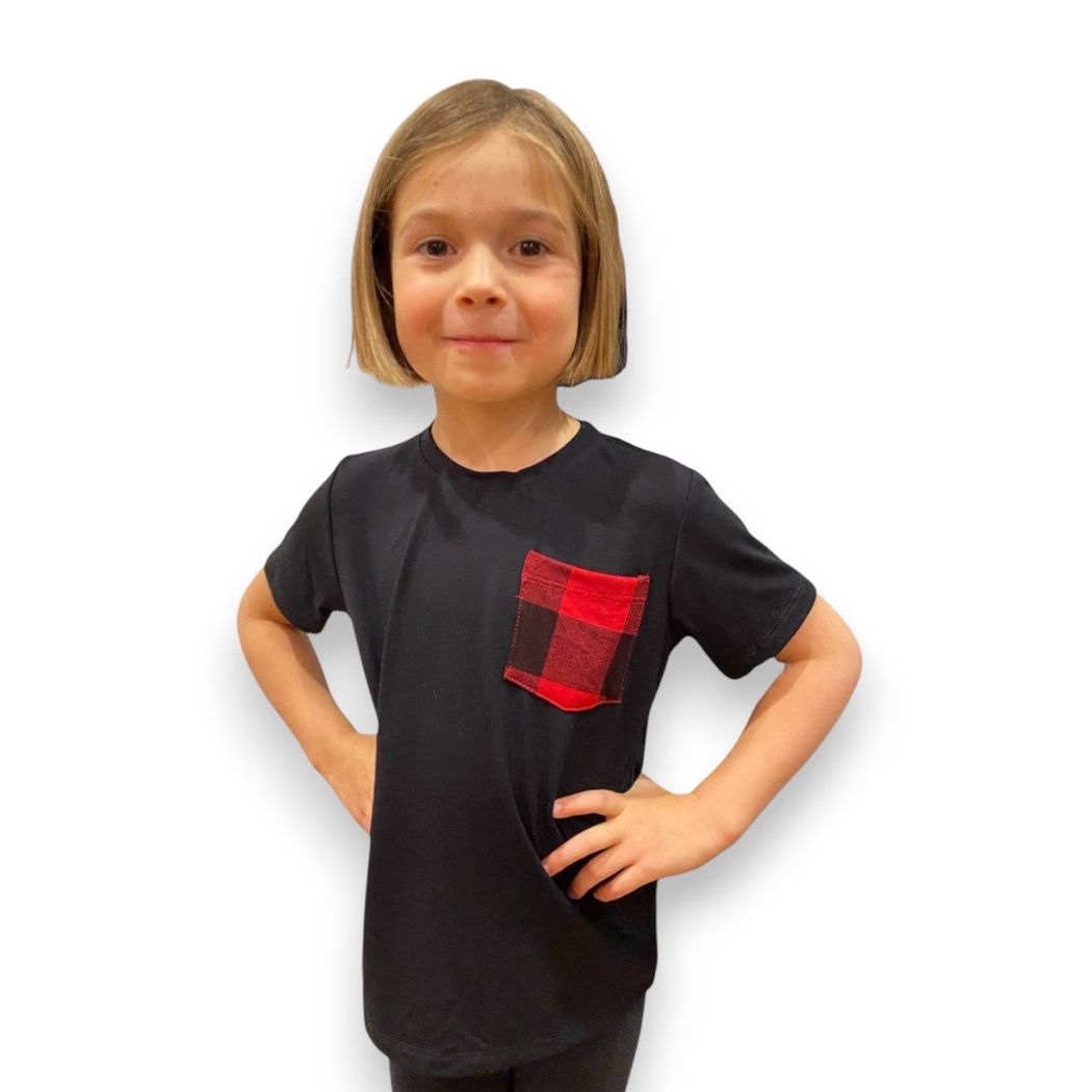 Canadian Plaid Kids T-Shirt