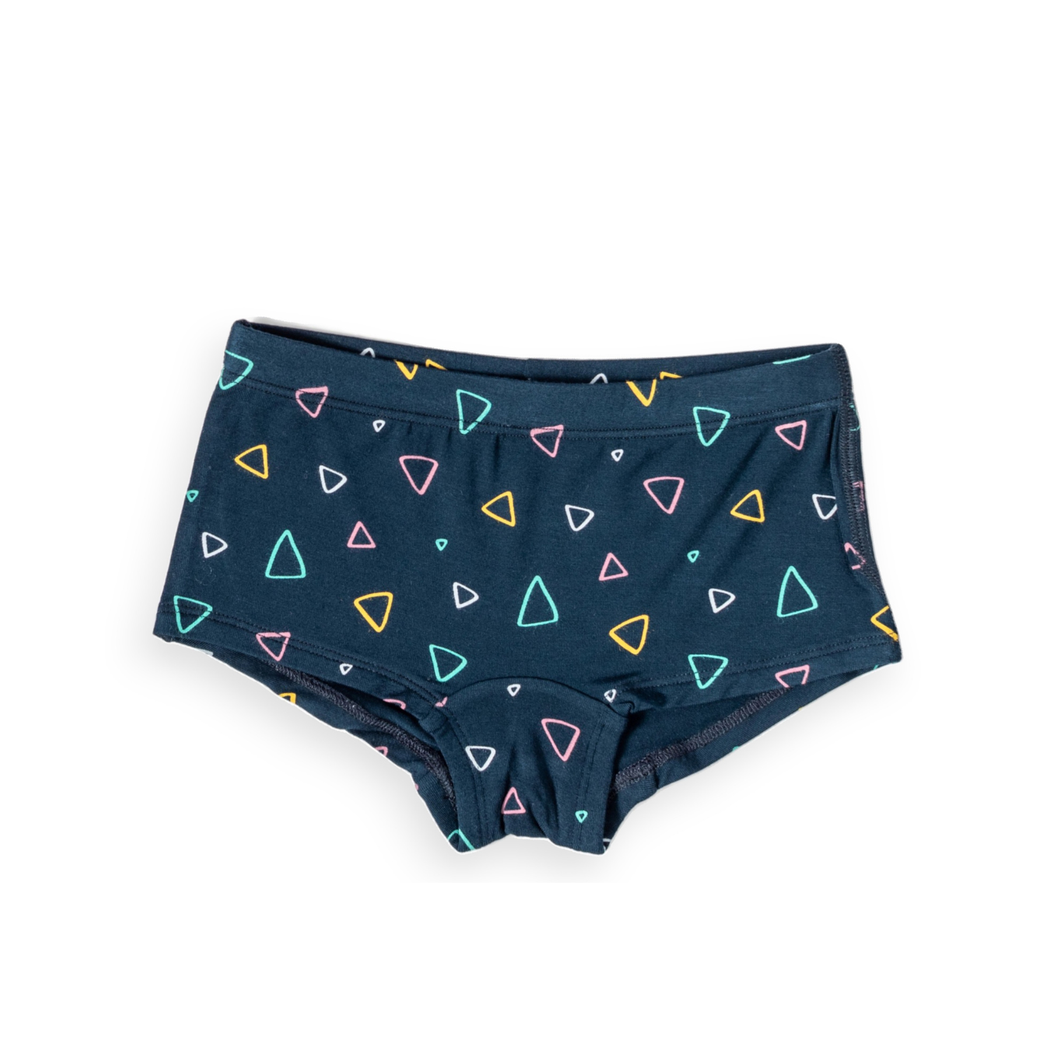 Dog Show Girls Underwear 2-pack in neutral tones laid flat on a white background