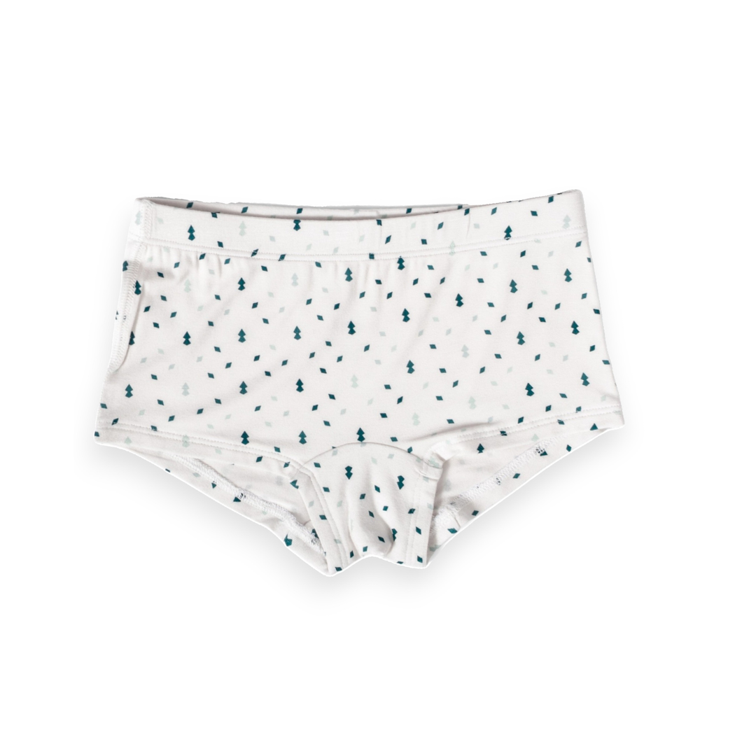 Evermint Girls Underwear 2-pack laid flat on a white background