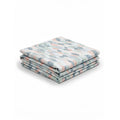 Summer Breeze Baby Bamboo Crib Sheet in neutral tones, styled product image