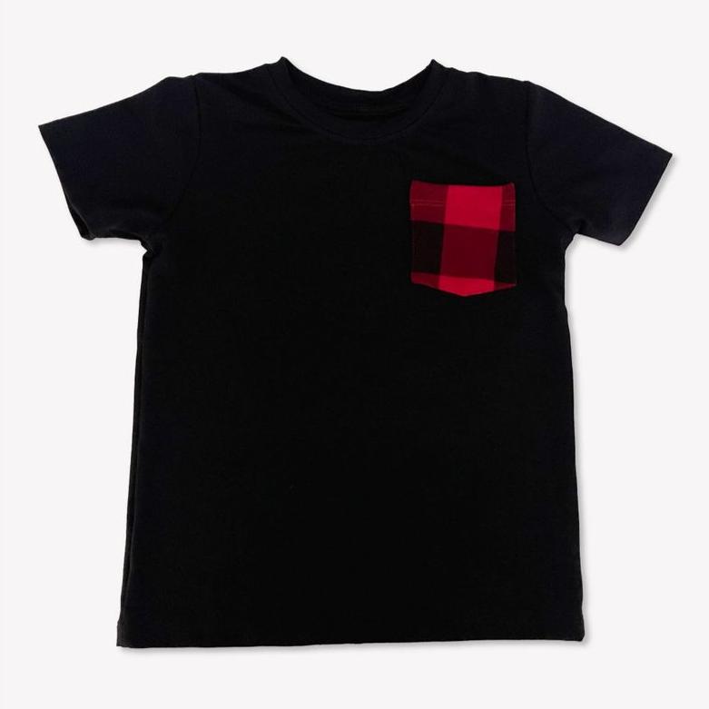 Canadian Plaid Kids T-Shirt